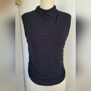 TARGET S Black Stretch Mock Neck Sleeveless Top